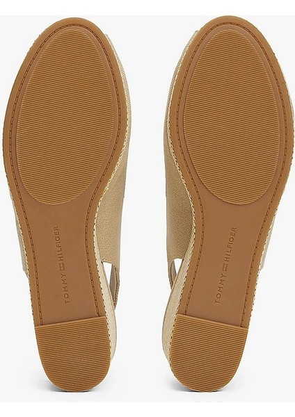 Kadın Canvas Slingback Espadril Sandalet