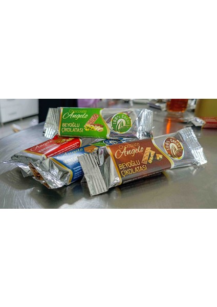 Angelo Chocolate 24 Adet 30 gr Bütün Fındıklı Beyoğlu Çikolatası