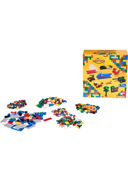 DOSTOYS 550 PARÇA MODÜLER OYUNCAK YAPI SETİ