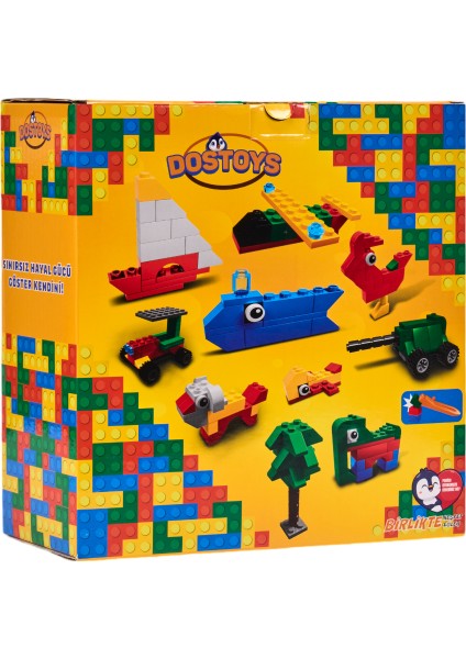 DOSTOYS 550 PARÇA MODÜLER OYUNCAK YAPI SETİ fiyatları