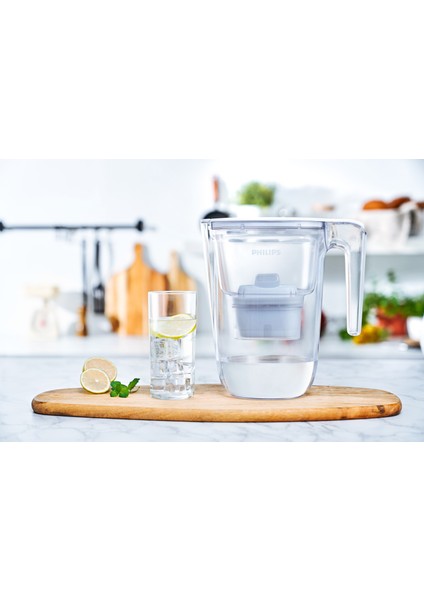 2'li Su Arıtma Sürahisi Filtresi (Brita Uyumlu) Micro X-Clean AWP210P2