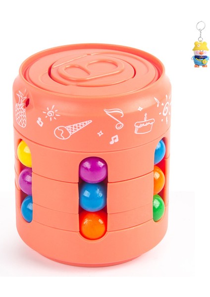 Dönen Rubik Küpü Sihirli Fasulye Dekompresyon Tenekeleri Rubik Küpü Yaratıcı Top Dekompresyon Dekompresyon Oyuncak Parmak Ucu Gyro (Yurt Dışından)