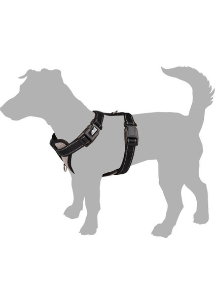 Milou Köpek Göğüs Tasması S (30-45 Cm) Gri
