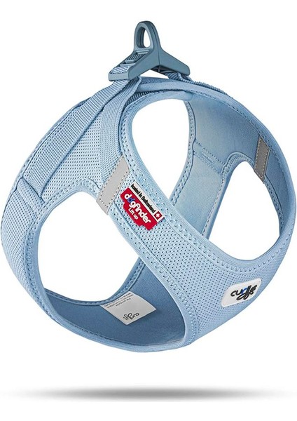 Vest Göğüs Tasması Clasp Air-Mesh Açık Mavi Large