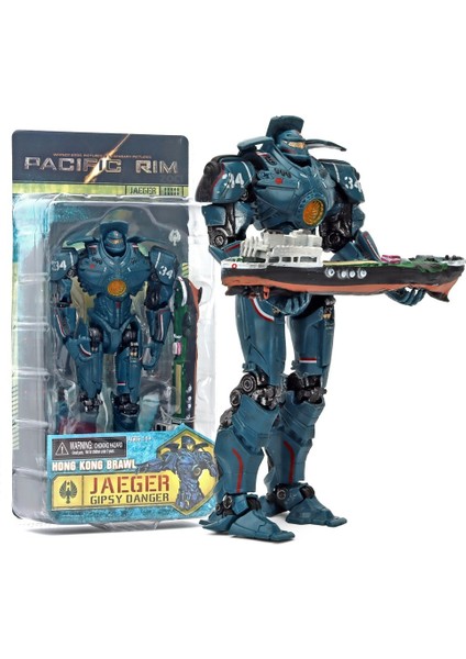 Pacific Rim Filmi 7 Inç Tehlikeli Gezgin Mecha Modeli Elle Yapılabilir Süsleme Oyuncakları (Yurt Dışından)