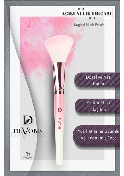Devobis Angled Blush Brush - Açılı Allık Fırçası