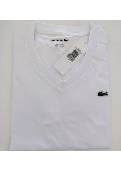 Regülarfit Organik Pamuklu V Yaka T-Shirt