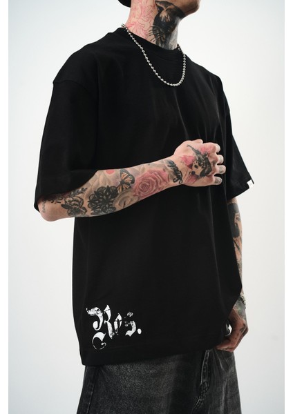 Erkek World Is Mine Baskılı Oversize T-Shirt Saks indirimleri