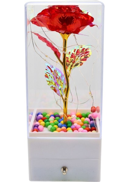 Işıklı Sonsuz Gül Fanus Sevgiliye Özel Romantik Hediye Kutusu fiyatları