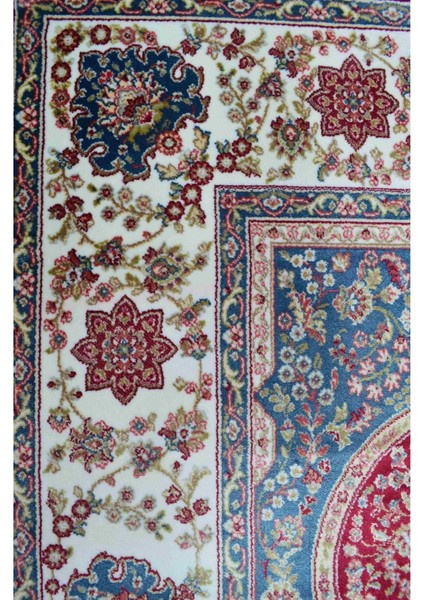 Bambu Iplikten Dokuma Parlak Tuşeli Kırmızı ve Lacivert Renk Mihraplı Seccade (83 x 125 cm ) modelleri