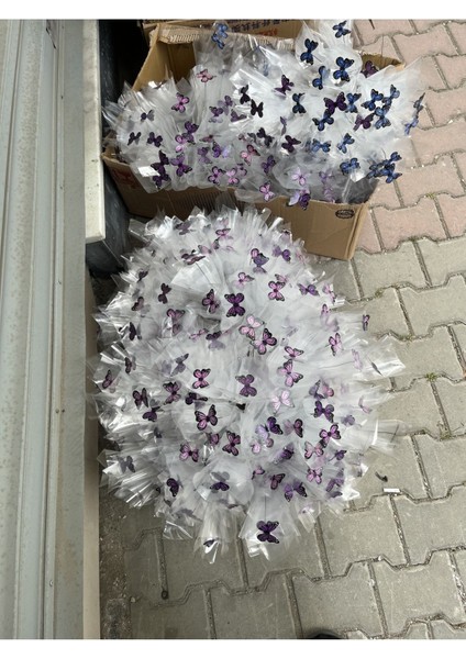 Kelebek Buketi Için Kart Kelebek 156 Lı Küçük ve Orta Boy Kelebekler fiyatları