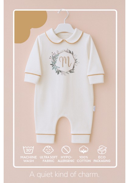 Babiesfirst kişiye Özel Nakışlı 4 Lü Yenidoğan Bebek Seti - %100 Pamuk Battaniye, Tulum, Şapka, Eldiven fırsatları