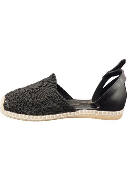 798603Z Bantlı Hasır Taban Yumuşak Iç Pedli Orjinal Hasır Dantel Örme Günlük Kadın Sandalet fiyatları