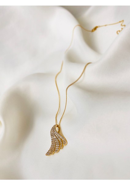 Rose Renk Paslanmaz Çelik Xuping Dalga Formlu Kolye | 45 cm Işıltılı Zarif Tasarım fırsatları