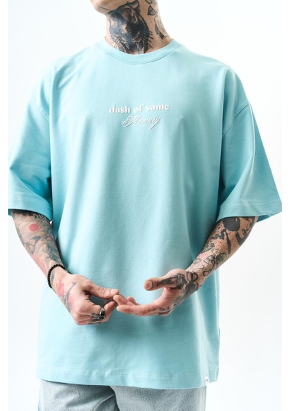 Erkek Memory Baskılı Oversize T-Shirt Bebe Mavi fırsatları
