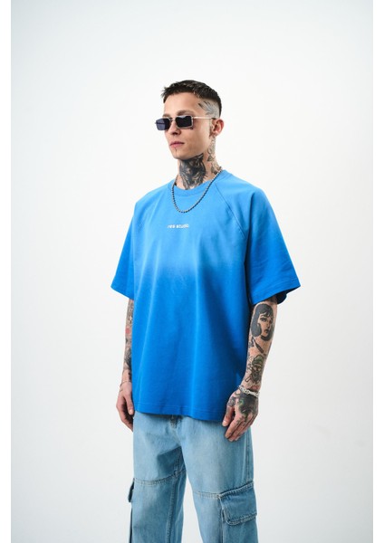 Erkek Res Studio Yazılı Oversize T-Shirt Ekru fiyatları