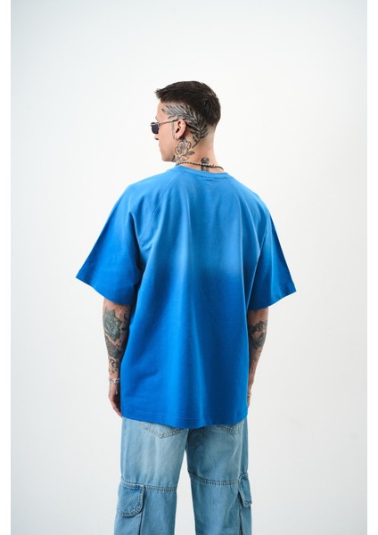 Erkek Res Studio Yazılı Oversize T-Shirt Ekru modelleri