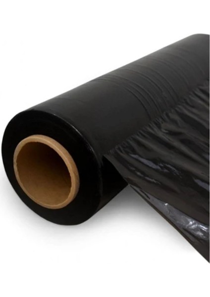 23 Micron Siyah Streç 200MT