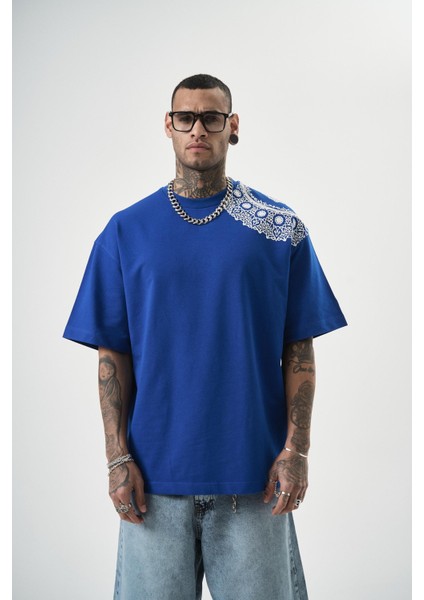 Erkek Minimalism Series Nakışlı Oversize T-Shirt Saks fiyatları