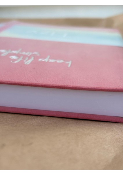 Atakids Lizy Mottolu Suni Deri Velur Kapak Çizgili Defter 14X20 Cm, 168 Sayfa fiyatları