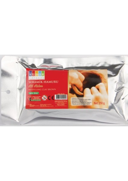 Seramik Kil 250GR Kahverengi fiyatları
