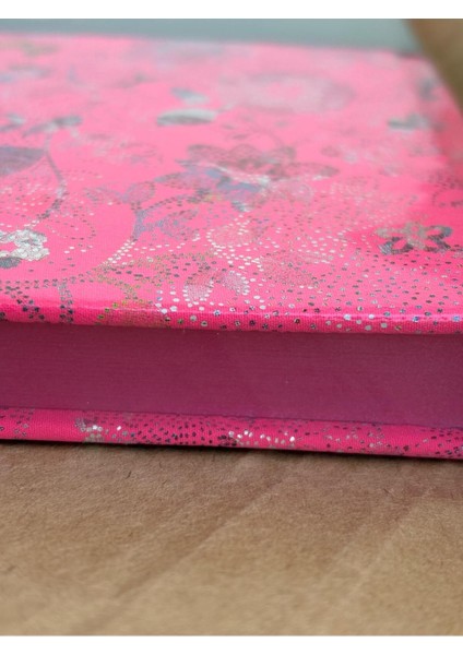 Atakids Lizy Deri Kapaklı Çiçek Desenli Çizgili Defter | 14X20 cm | 70 Yaprak | Sert Kapak | modelleri