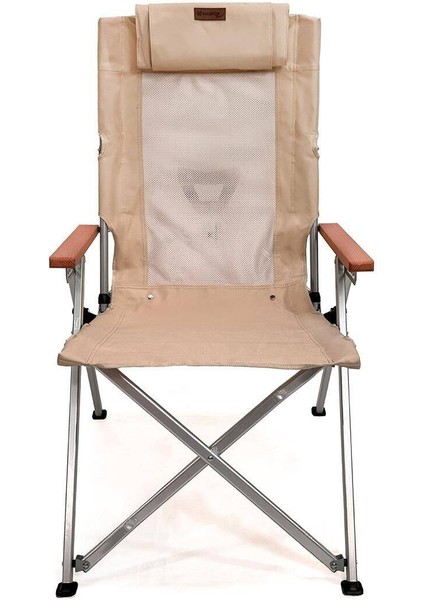 Haven 6 Kademeli Katlanır Kamp Sandalyesi Bej modelleri