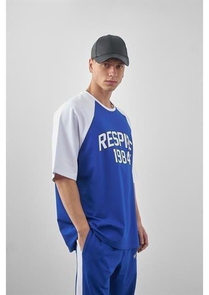 Erkek 1984 Baskılı Oversize T-Shirt Siyah fiyatları