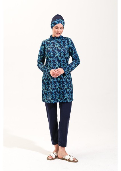 2263_4'LÜ Takım Tam Kapalı Deniz/havuz Tesettür Mayosu fiyatları