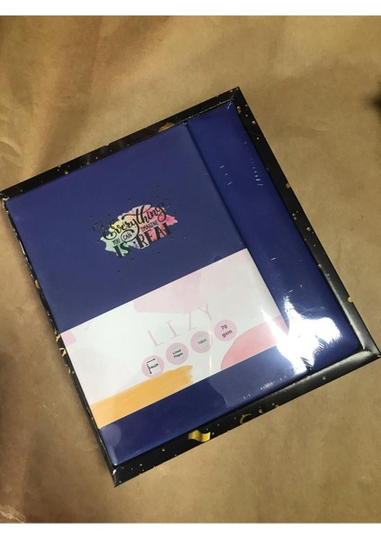 Atakids Lizy Yaşam Motto Baskılı Ajanda ve Kalemlik Seti (168 Yaprak 14*20)