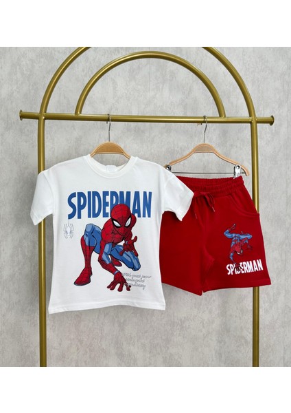 Barbosa Erkek Çoçuk Örümcek Adam 2'li T-Shirt Şort Takım fırsatları