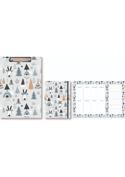 Atakids Lizy Sekreterlik Dosyası, Defter ve Haftalık Planlayıcı 3'lü Set fiyatları