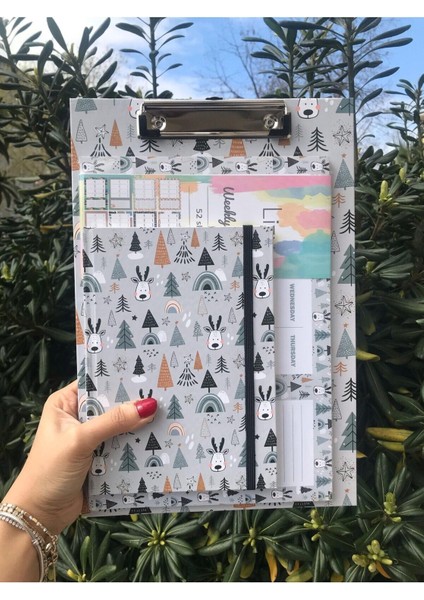 Atakids Lizy Sekreterlik Dosyası, Defter ve Haftalık Planlayıcı 3'lü Set modelleri