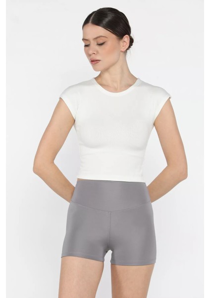 Kadın Yüksek Bel Dalgıç Kumaş Mini Tayt P-00016015 fiyatları