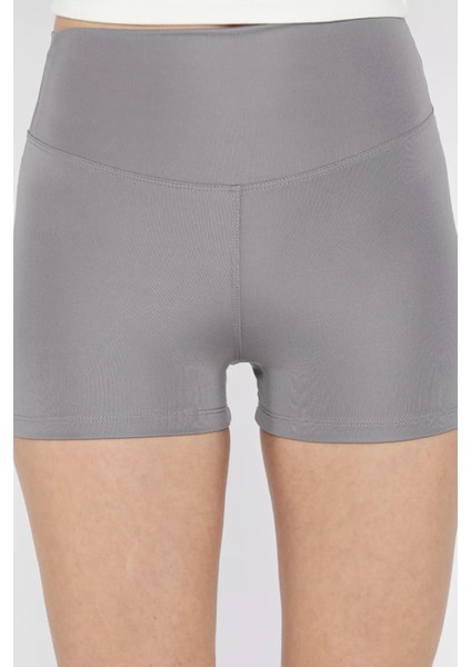 Kadın Yüksek Bel Dalgıç Kumaş Mini Tayt P-00016015 fırsatları