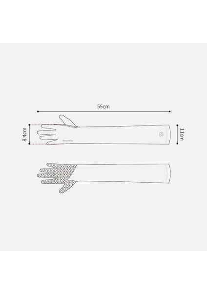 UPF50+ Full Finger Güneş Koruma Kollukları