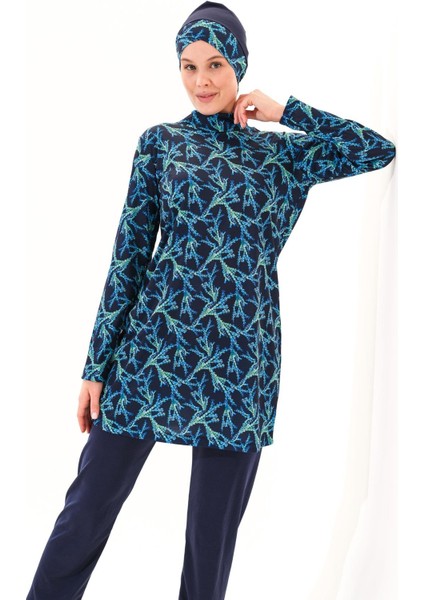 2263_4'LÜ Takım Tam Kapalı Deniz/havuz Tesettür Mayosu fırsatları