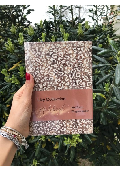 Atakids Lizy Leopar Desenli Süresiz Ajanda ve Çok Amaçlı Aksesuar Çantası (14*20 - 70 Yaprak) modelleri