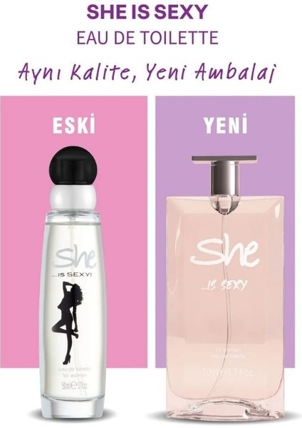 Sexy Kadın EDT 50 ml fiyatları