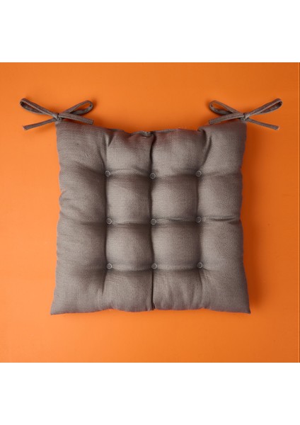 Soft Traum Sandalye Minderi - Gri - 40 x 40 cm