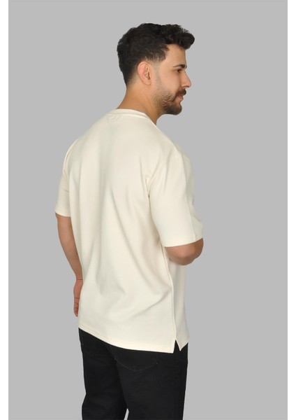 2772 Bisiklet Yaka Oversize Erkek T-Shirt fiyatları