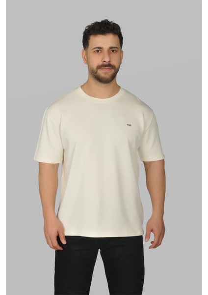 2772 Bisiklet Yaka Oversize Erkek T-Shirt modelleri