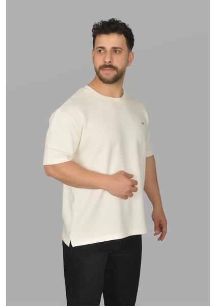 2772 Bisiklet Yaka Oversize Erkek T-Shirt fırsatları