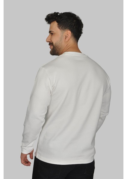 2772-1 Bisiklet Yaka Uzun Kollu Erkek T-Shirt