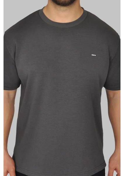 2772 Bisiklet Yaka Oversize Erkek T-Shirt fırsatları