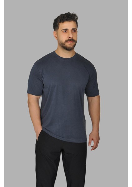 2924 Bisiklet Yaka Oysha erkek T-Shirt