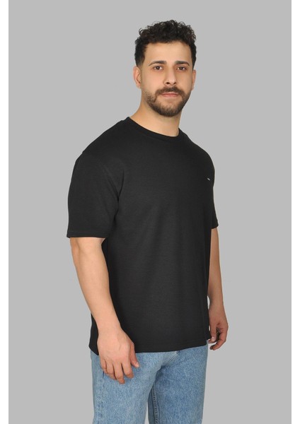 2772 Bisiklet Yaka Oversize Erkek T-Shirt modelleri