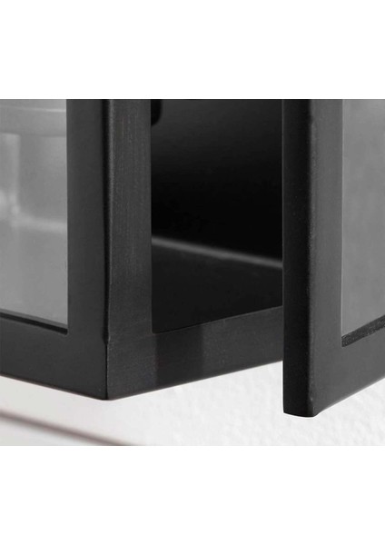 Manor Glass & Iron Dış Mekan Çift Aplik