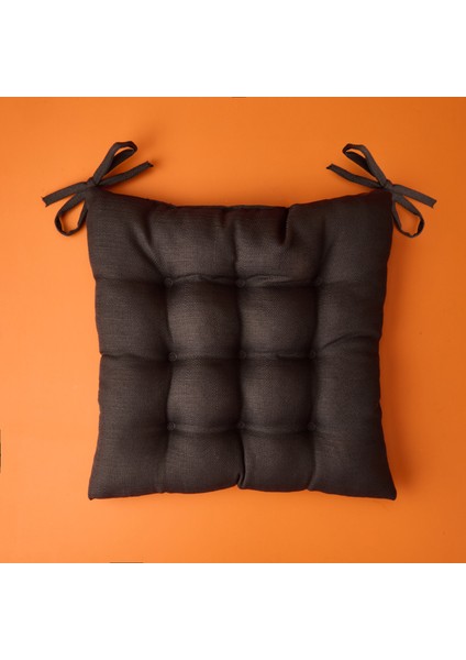 Soft Traum Sandalye Minderi - Antrasit - 40 x 40 cm