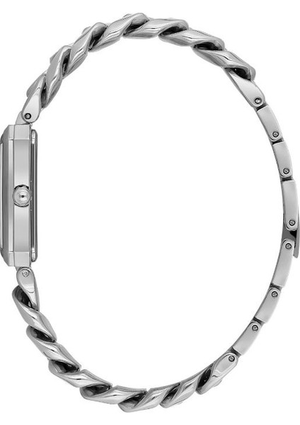 DKE.1.10807-1 Dikdörtgen Kasa 3 Atm Suya Dayanıklı Metalik Renk Kadın Kol Saati fiyatları